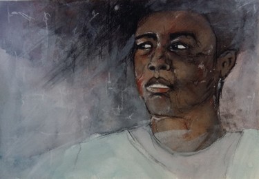 Peinture intitulée "That guy.jpg" par Ayme, Œuvre d'art originale, Aquarelle