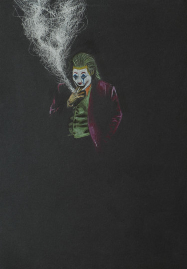 Dessin intitulée "Joker" par Ayme, Œuvre d'art originale, Crayon