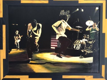 Painting titled "RATM-1" by Rico, Original Artwork, Acrylic