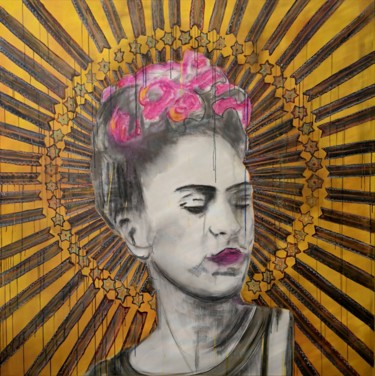 Painting titled "Frida for ever" by Aymeric Vitu, Original Artwork, Other