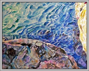 Peinture intitulée "Tourbillons / Swirls" par Aymeric Noa Artiste Peintre, Œuvre d'art originale, Huile