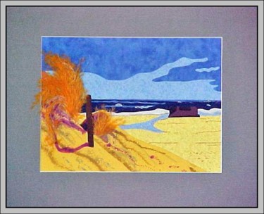 Peinture intitulée "Dune" par Aymeric Noa Artiste Peintre, Œuvre d'art originale, Huile