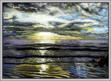 Peinture intitulée "Après l'orage / Aft…" par Aymeric Noa Artiste Peintre, Œuvre d'art originale, Huile