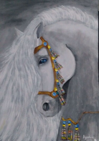 Pintura titulada "NOBLE AND BEAUTIFUL…" por Ayşe Keleş, Obra de arte original, Acrílico