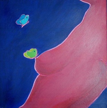 Painting titled "Soft touch" by Ayse Kumbasar, Original Artwork