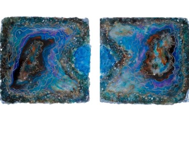 Pittura intitolato "Twin shores" da Nature'S Colors Art, Opera d'arte originale, Altro