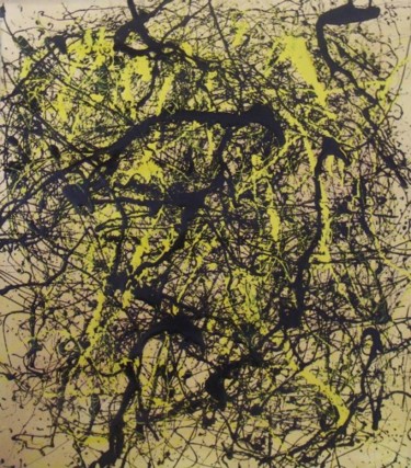 Malerei mit dem Titel "Tears" von Aytac Sisman, Original-Kunstwerk, Öl