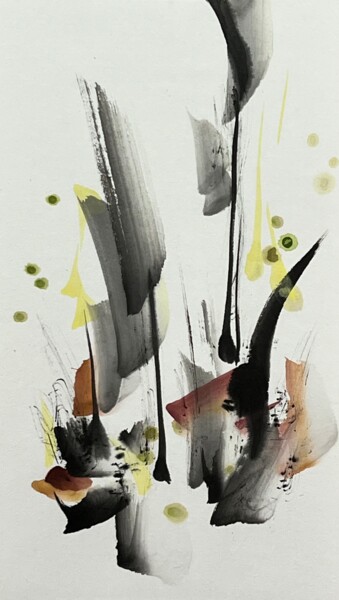 Pintura intitulada "木の香" por Ayumi, Obras de arte originais, Pigmentos