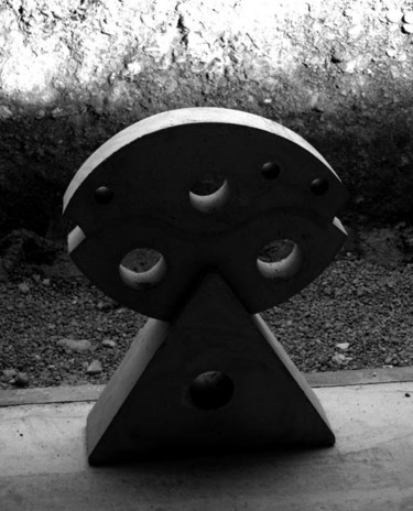 Sculpture intitulée "03 béton" par Lucien Azam, Œuvre d'art originale