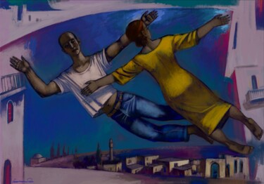 Рисунок под названием "Dream-5" - Azeriman, Подлинное произведение искусства, Цифровая живопись