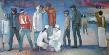 Painting titled "20 January" by Azeriman, Original Artwork, Acrylic