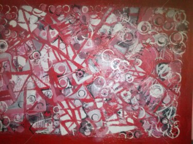 Painting titled "Ambiguité" by Fatine, Original Artwork, Oil