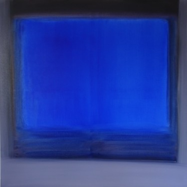 Pintura titulada "aktives Blau" por Agnes Zirke, Obra de arte original, Oleo