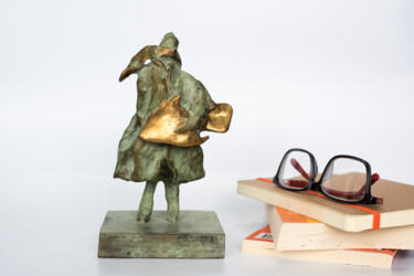 Sculpture intitulée "Human in the auctio…" par Aziz Anzabi, Œuvre d'art originale, Bronze