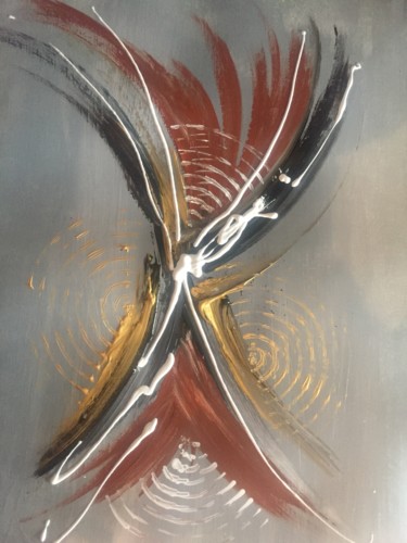 Картина под названием "img-4335.jpg" - Aziz Aziz Messoudi, Подлинное произведение искусства, Акрил