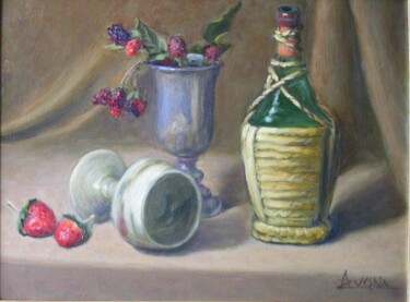 Painting titled "Après, des fruits" by Azucena, Original Artwork, Oil