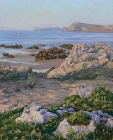 Painting titled "Senteur de mer" by Azucena, Original Artwork, Oil