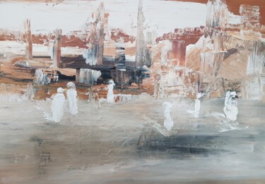 Agadir Peinture intitulée "Agadir" par Azzedine Roua, Œuvre d'art originale, Acrylique
