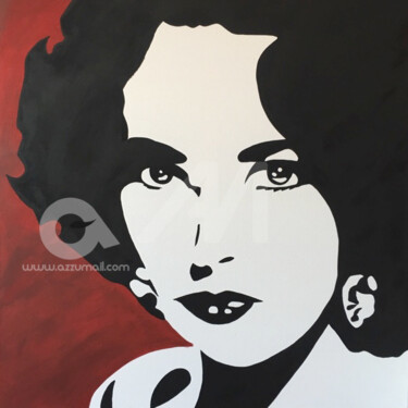 Quadri-pop-art-moderni-idea-arredo-arredamento-casa-decor-home-dipinti-a-mano-azzumail-ritratti-pers Pittura intitolato "Quadri-pop-art-mode…" da Azzumail, Opera d'arte originale, Acrilico