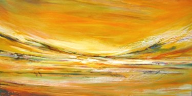 Painting titled "CANTATE SOLAIRE" by B. Alexis, Original Artwork, Oil