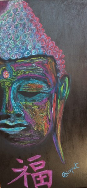 Peinture intitulée "Zen" par Chrystèle Bloyet, Œuvre d'art originale, Pastel