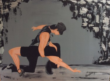 Peinture intitulée "Bachata" par Chrystèle Bloyet, Œuvre d'art originale, Acrylique