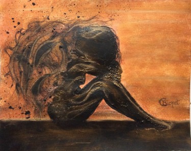 Peinture intitulée "Fragments" par Chrystèle Bloyet, Œuvre d'art originale, Acrylique