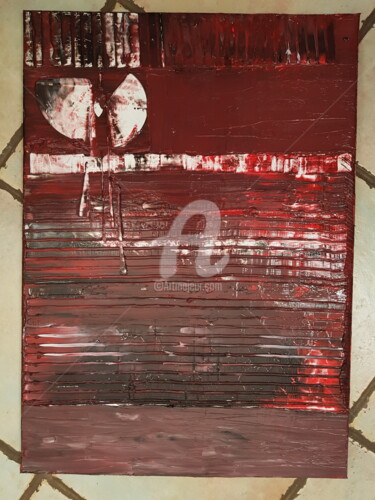 Painting titled "ABSTRAIT GEL GLOSS" by B.L, Original Artwork, Acrylic