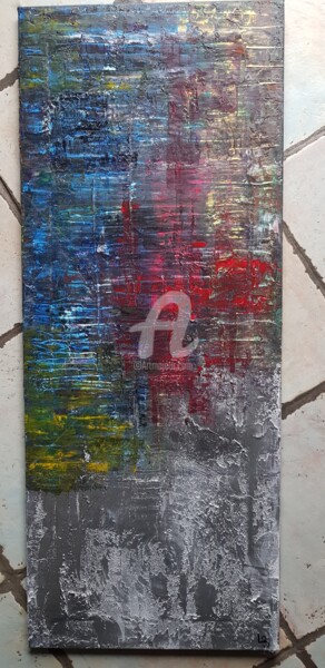 Peinture intitulée "ABSTRAIT" par B.L, Œuvre d'art originale, Acrylique