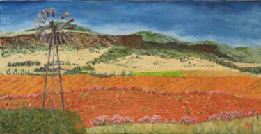 Malerei mit dem Titel "Autumn in Natal" von B R, Original-Kunstwerk, Öl