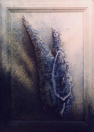 Peinture intitulée "Empreinte ailée" par B. Rolin, Œuvre d'art originale