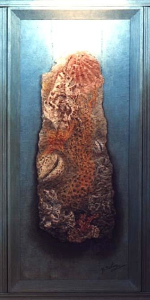 Peinture intitulée "Empreinte océane" par B. Rolin, Œuvre d'art originale