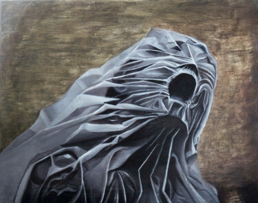 Pintura titulada "strong wind" por Ba Mo Ccai, Obra de arte original, Oleo