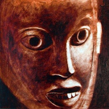 Peinture intitulée "igbo" par Baaydaam, Œuvre d'art originale