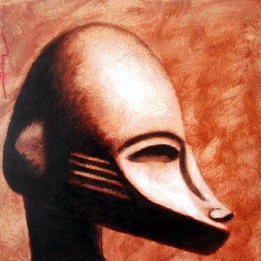 Peinture intitulée "sénoufo02" par Baaydaam, Œuvre d'art originale