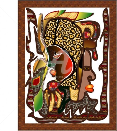Arts numériques intitulée "Parfum d'Afrique" par Ferial Baba Aissa, Œuvre d'art originale