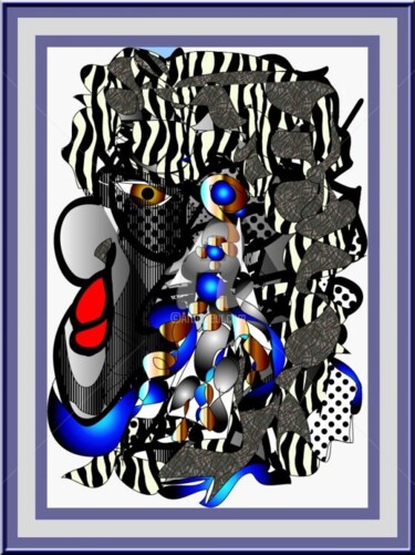 Arts numériques intitulée "PARFUMS DU SUD" par Ferial Baba Aissa, Œuvre d'art originale