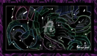 Digital Arts titled "Nuit magique" by Ferial Baba Aissa, Original Artwork