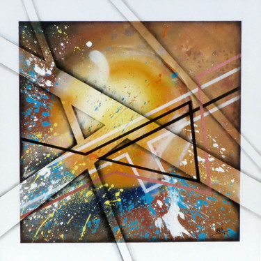 Картина под названием "ACE" - Babart, Подлинное произведение искусства, Акрил Установлен на Деревянная рама для носилок