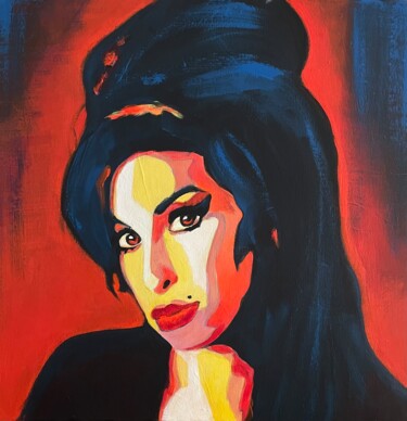 Pittura intitolato "Amy" da Babeth Puech, Opera d'arte originale, Acrilico Montato su Telaio per barella in legno