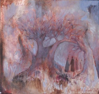 Painting titled "L âme des griots /h…" by Babeth Pochan, Original Artwork