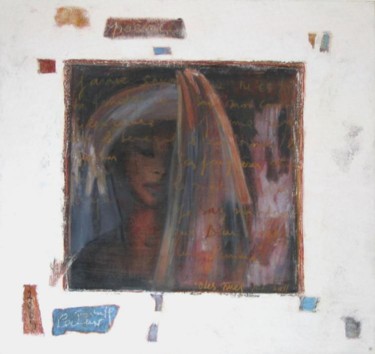 Painting titled "femme poème" by Babeth Pochan, Original Artwork