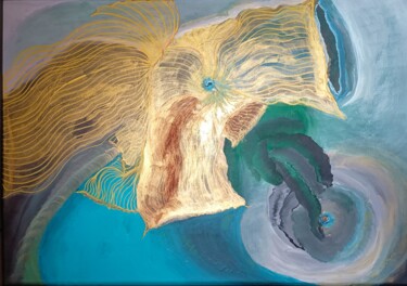 Pittura intitolato "wings" da Babette Van Emmerik, Opera d'arte originale, Acrilico