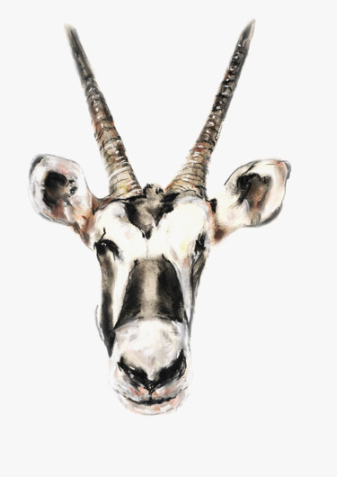 "oryx" başlıklı Resim Babett Landsberger tarafından, Orijinal sanat, Pastel