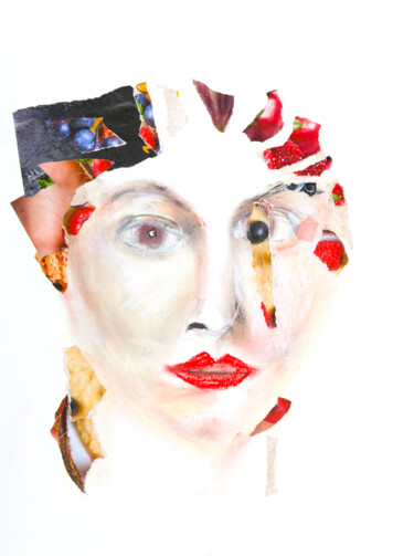 "mysterious lady" başlıklı Resim Babett Landsberger tarafından, Orijinal sanat, Pastel
