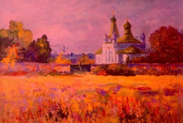 Painting titled "The church of Saint…" by Volodimir Babienko, Original Artwork