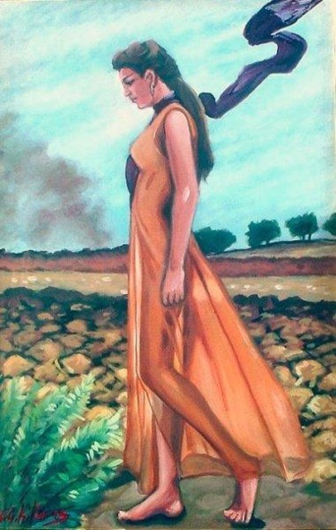 Painting titled "ON FIELDS" by Koiliar Is, Original Artwork