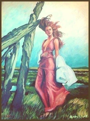 Painting titled "AT LAKE" by Koiliar Is, Original Artwork