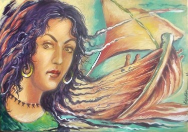Painting titled "Skyla" by Koiliar Is, Original Artwork