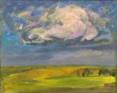 Painting titled "Thunder-storm" by Stanislav Babiuk, Original Artwork